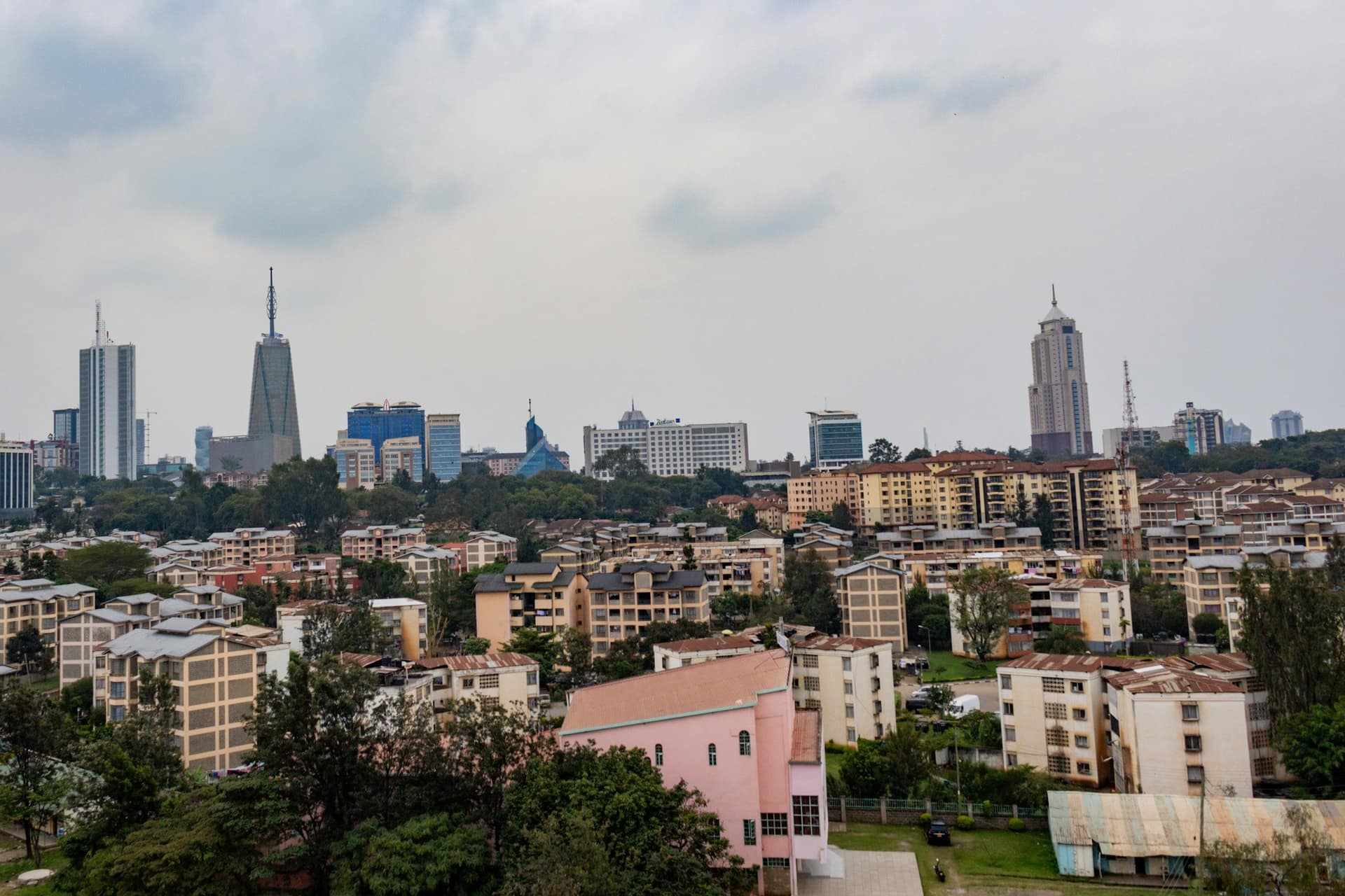 View across Nairobi